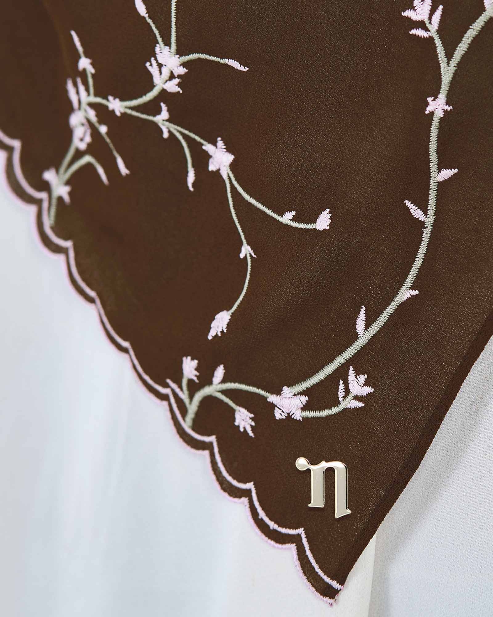SORA SULAM CRYSTAL CHIFFON SHAWL