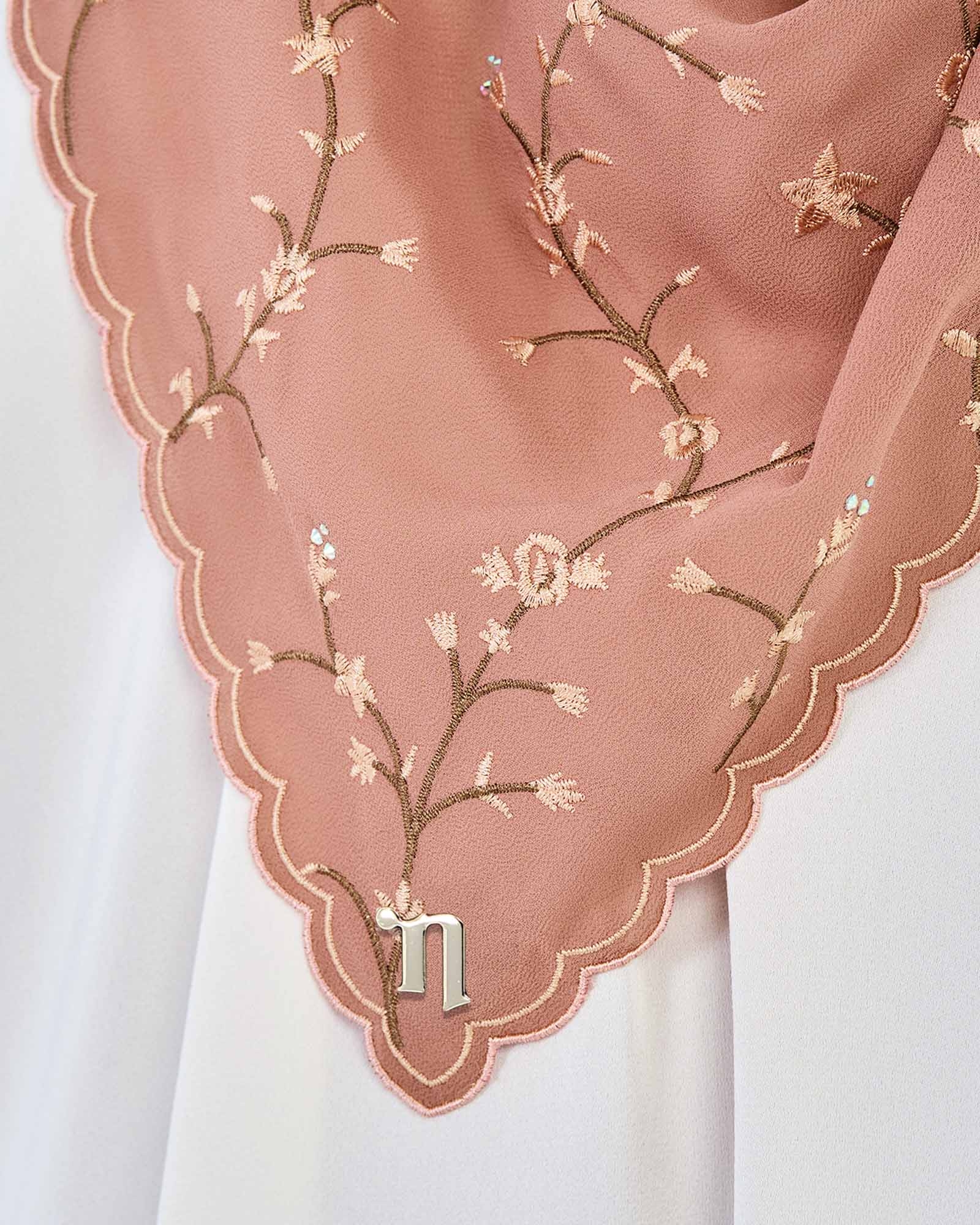 SORA SULAM CRYSTAL CHIFFON SQUARE