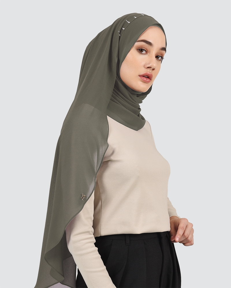 AISA - DUSTY BROWN-GREEN OLIVE