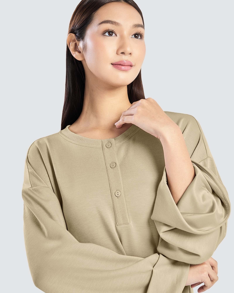 Image of AURI RELAXED-FIT DRESS