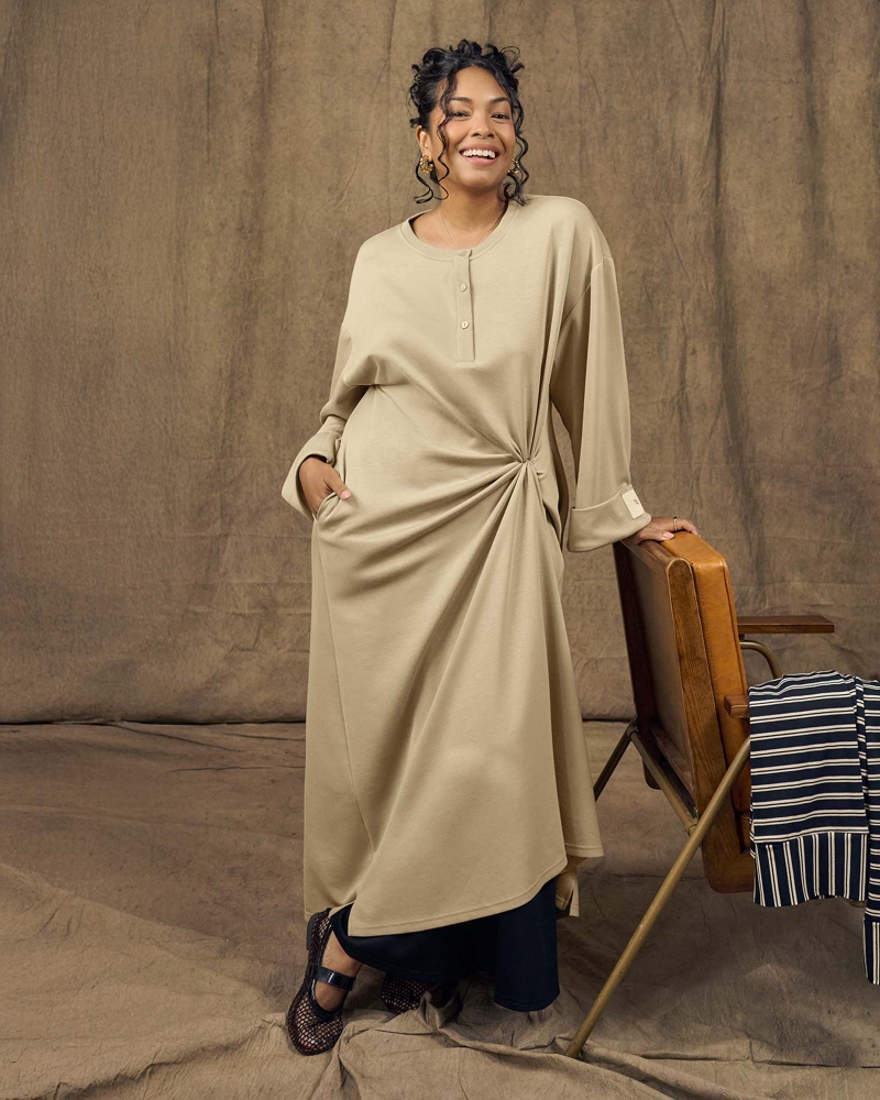 Image of AURI RELAXED-FIT DRESS