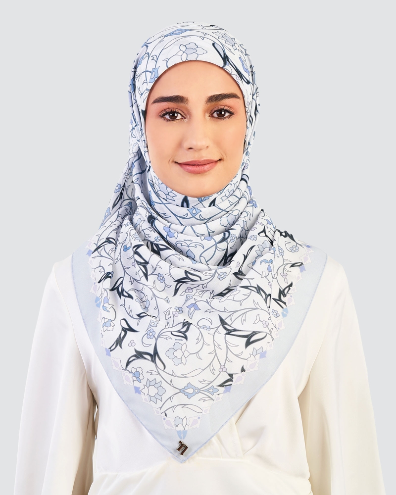 Image of FREESIA COTTON VOILE SQUARE - WINDY