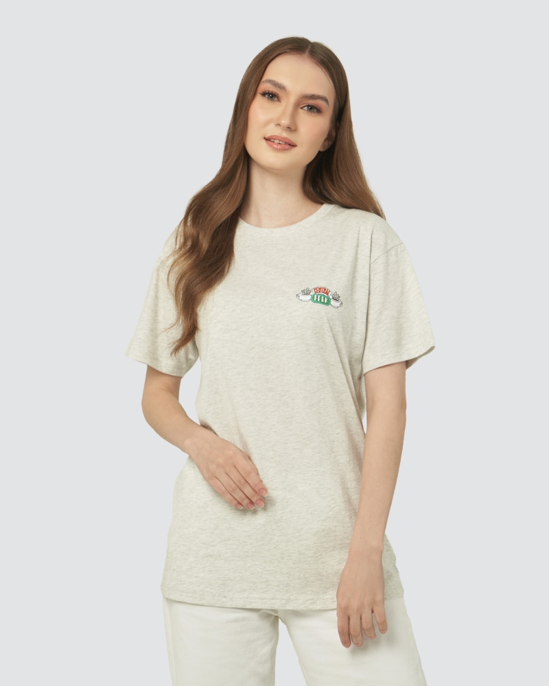 FRIENDS X NAELOFAR THE BEST-TEE - CENTRAL PERK - GREY