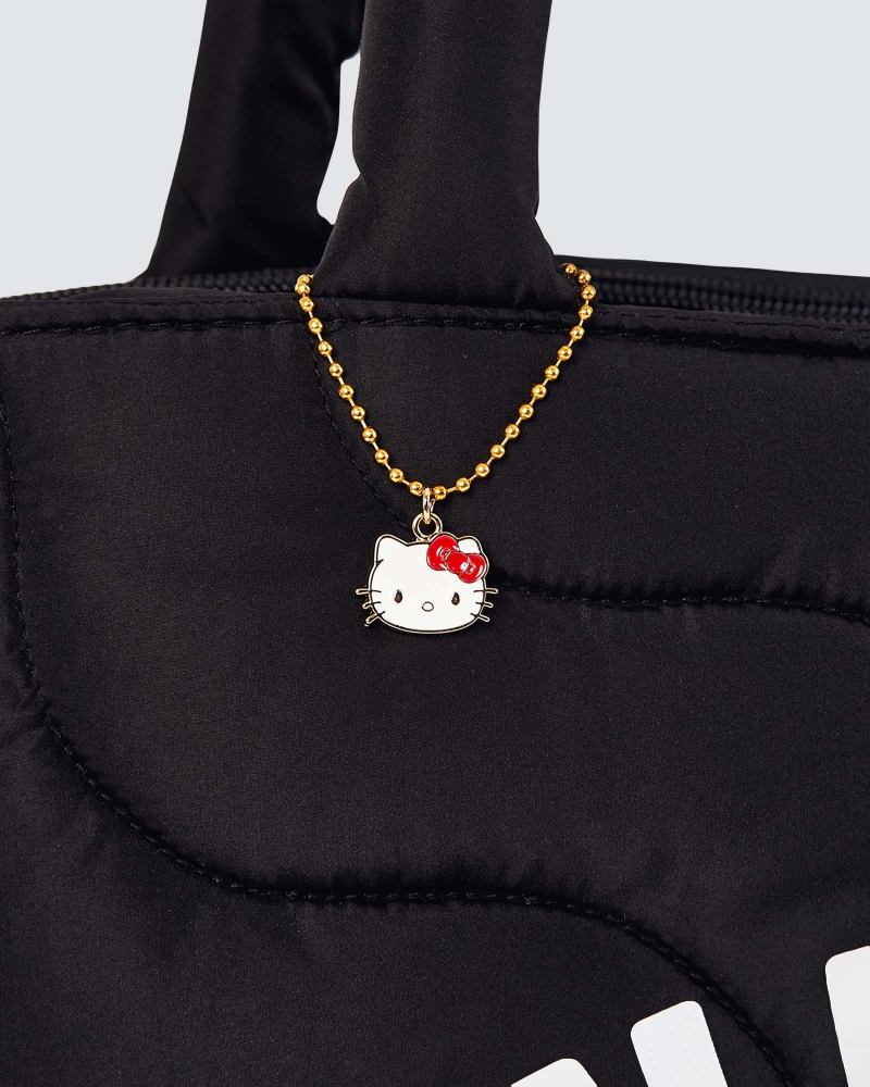 Image of HELLO KITTY X NAELOFAR PUFFER TOTE - FROSTED FLUFF