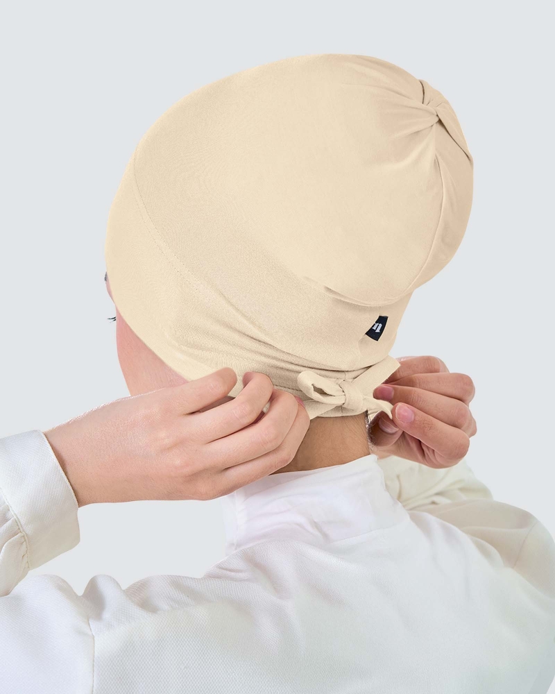 Image of INNER DRAWSTRING SNOWCAP - SAND