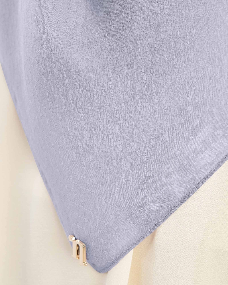 KAPAS COTTON VOILE SQUARE - OCEAN