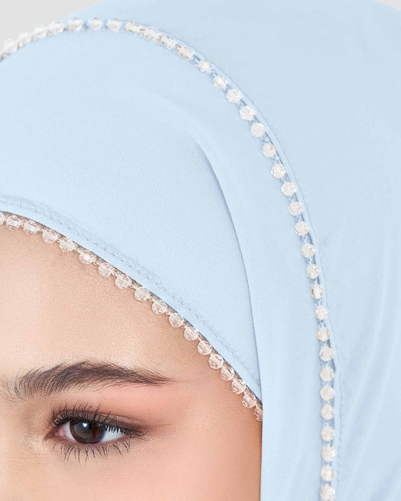 Image of LYRA BEADED CHIFFON SHAWL