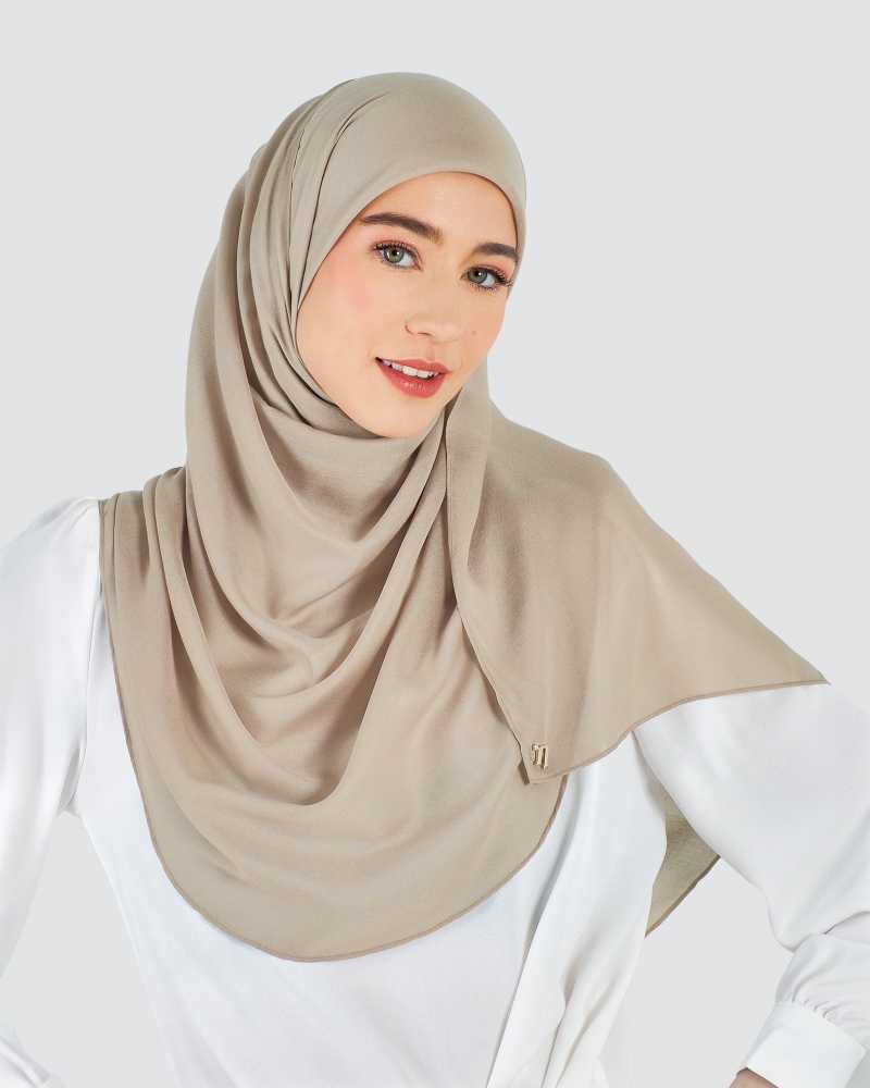 NITA BAWAL SHAWL - FRAPPE