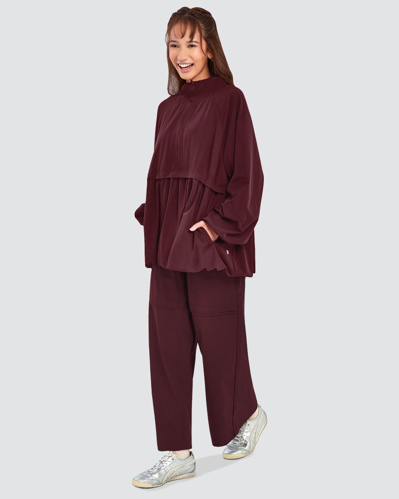 Image of nPOWER DRAWSTRING PANTS - RUBY
