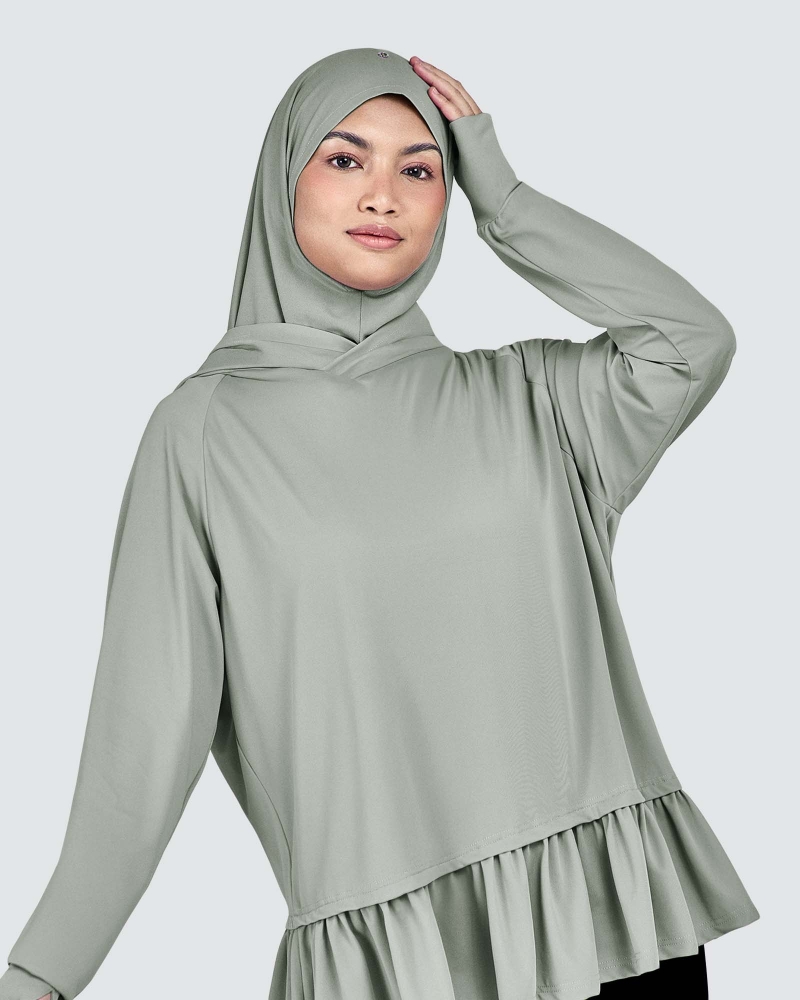 Image of nPOWER FLARE HOODED TOP