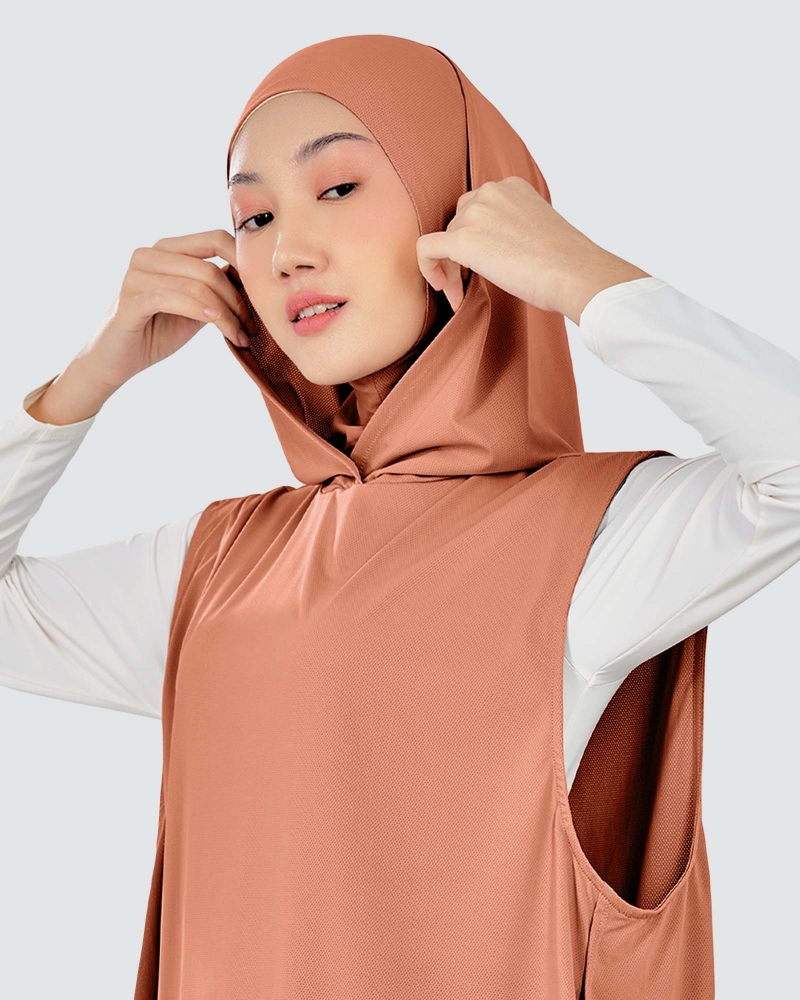 nPOWER HOODIE VEST HIJAB