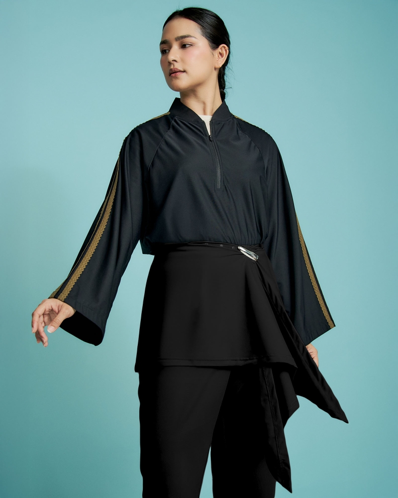 Image of nPOWER WRAP FLARE PANTS