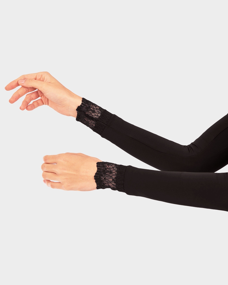 NWEAR ANA LACE HANDSOCKS - BLACK