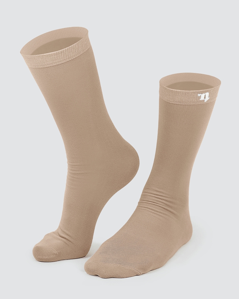 Image of NWEAR ASRAH SOCKS - BROWN