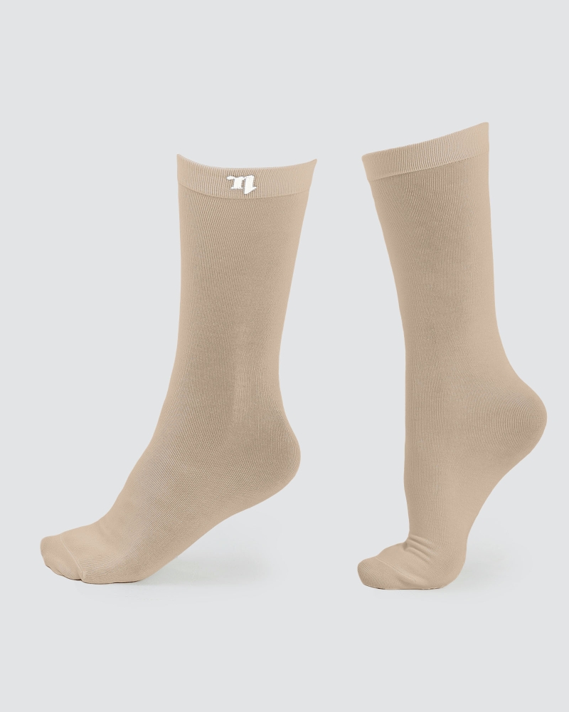 NWEAR ASRAH SOCKS - HAZELNUT