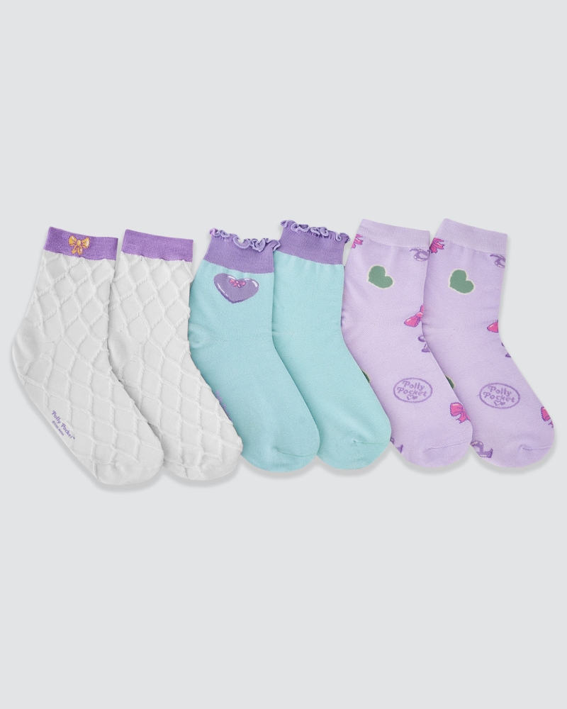 POLLY POCKET X NAELOFAR COSY SOCKS - POCKET GLAM