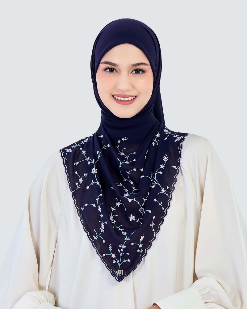 Image of SORA SULAM CRYSTAL CHIFFON SQUARE