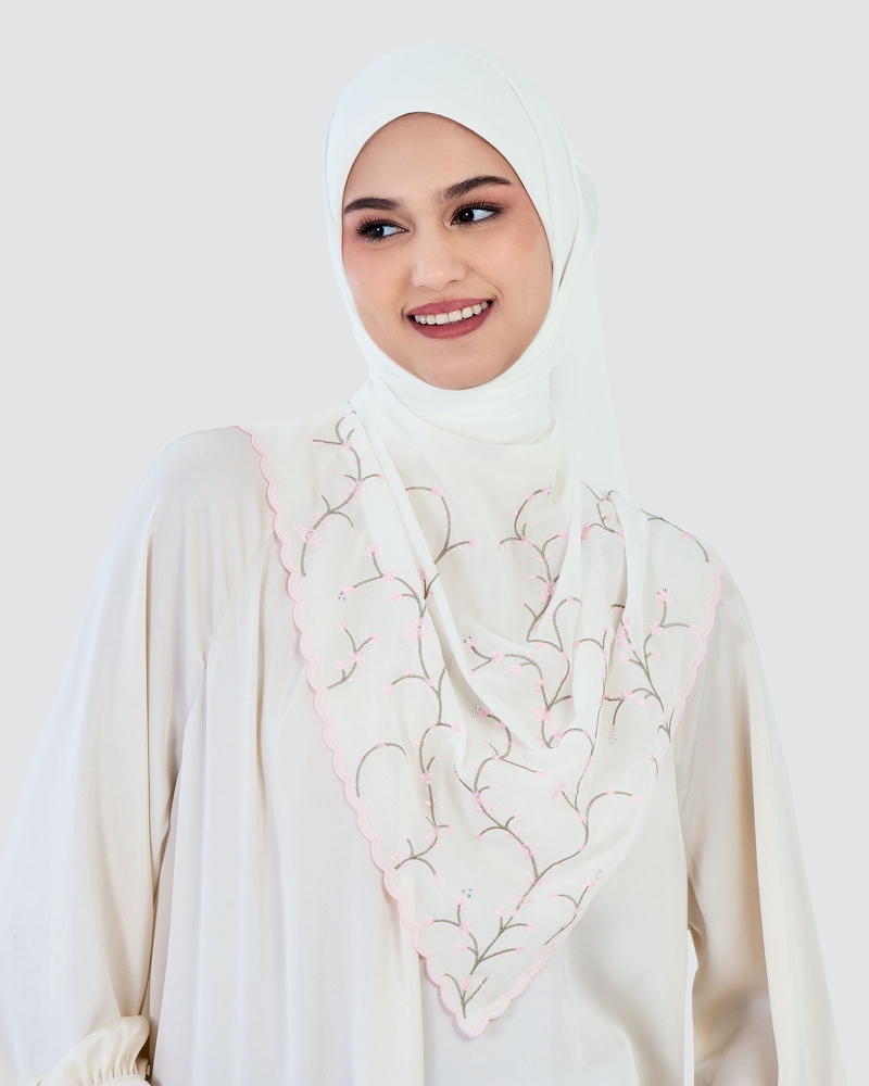 Image of SORA SULAM CRYSTAL CHIFFON SQUARE