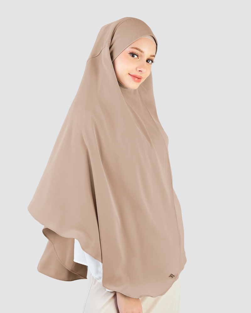 Image of X-PRESS KHALEESI KHIMAR - MILK TEA