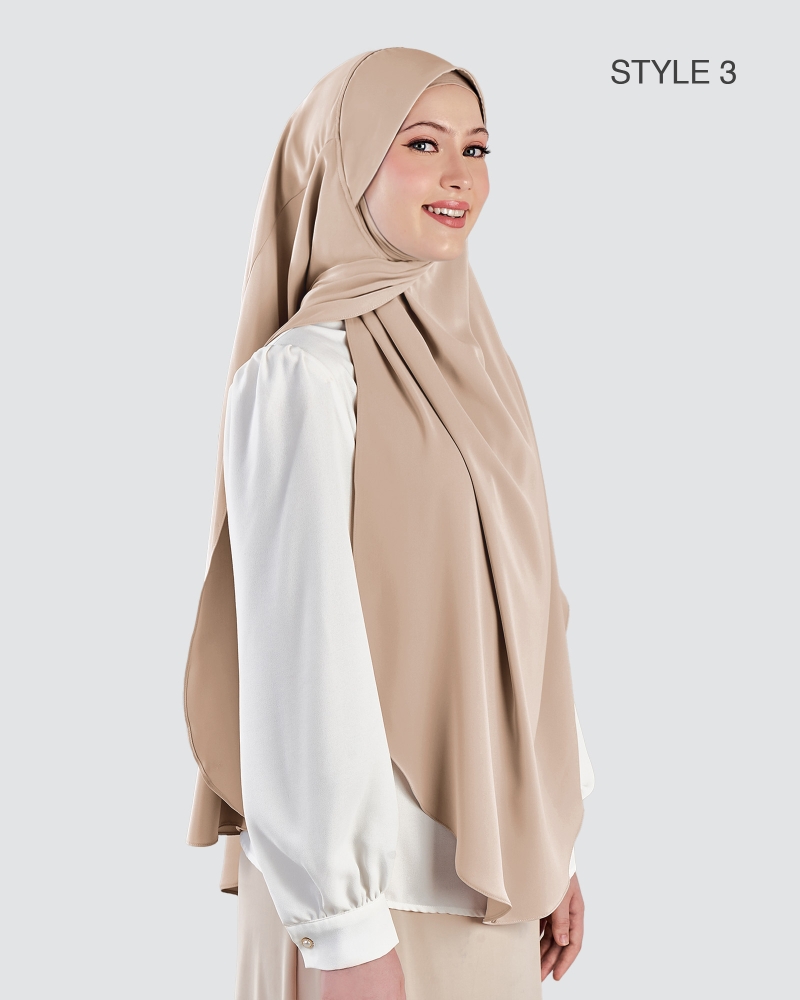 Image of X-PRESS KHALEESI KHIMAR - MILK TEA