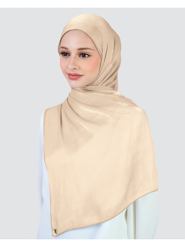 ALAIA CHIFFON SHAWL - SAND