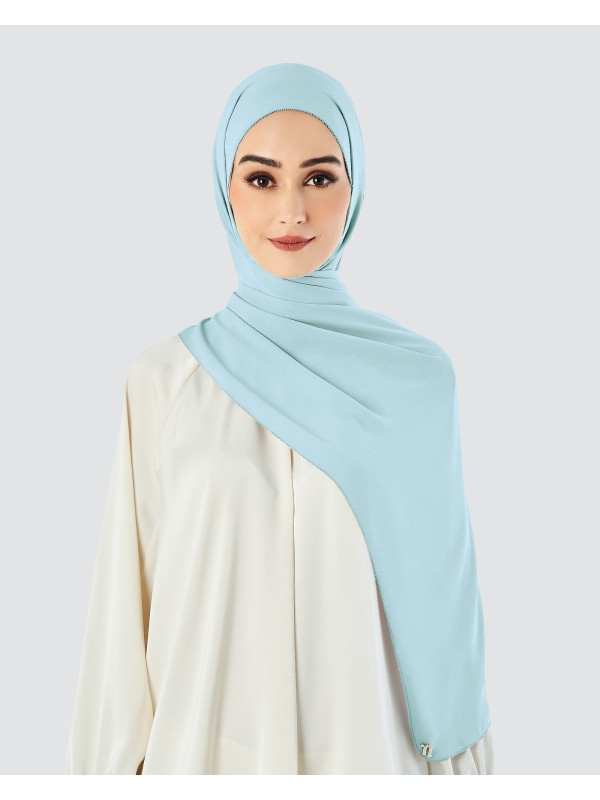 EILA CHIFFON SHAWL - SEA