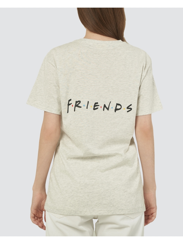 FRIENDS X NAELOFAR THE BEST-TEE - CENTRAL PERK - GREY