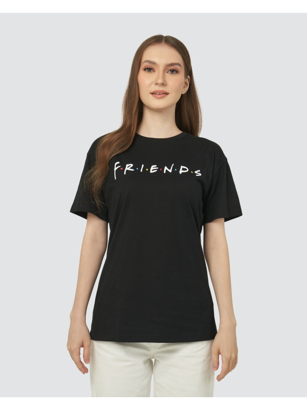 FRIENDS X NAELOFAR THE BEST-TEE - F.R.I.E.N.D.S - BLACK