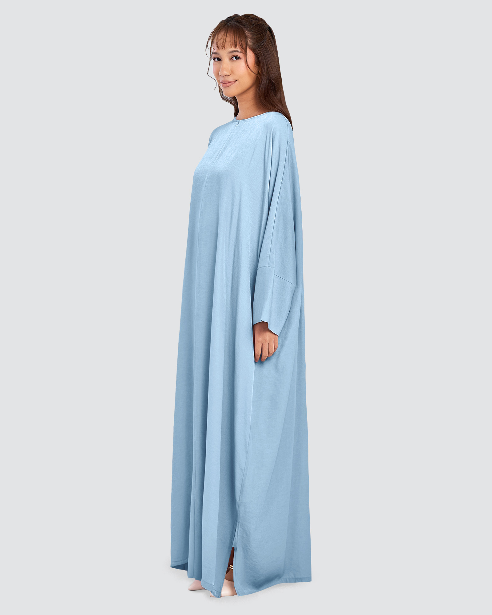 X-PRESS OVERSIZED DRESS - LIGHT BLUE | Naelofar.com | Brunei
